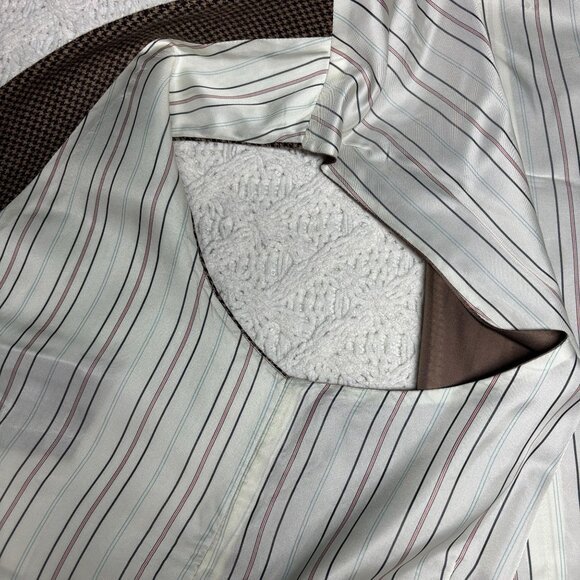 Polo Ralph Lauren Premium Wool Cashmere Vest Brown Plaid Made in Italy NWOT - Picture 6 of 13